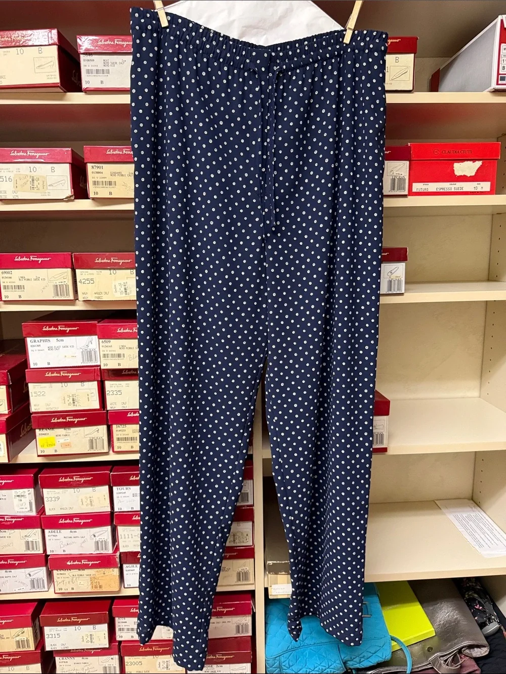 Pendleton Navy and White patterned matching Set